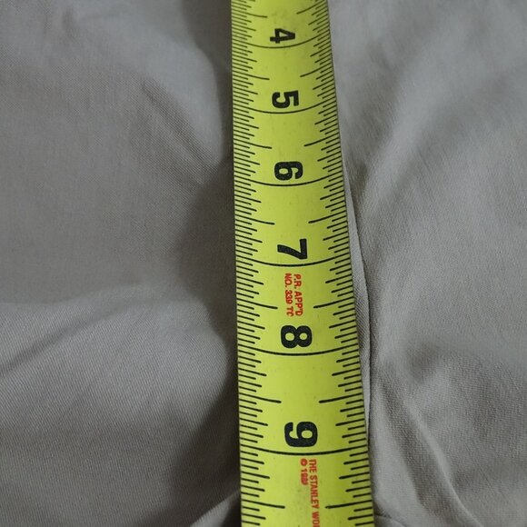 George Beige Rayon Blend Pullon Shorts Women Size S 4-6 With Pockets - Picture 9 of 11